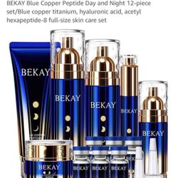 New completely sealed Bekay blue copper peptides skin care set 