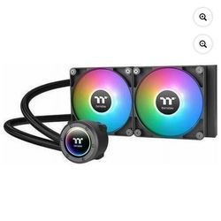Thermaltake TH240 V2 ARGB Sync All-In-One Liquid Cooler - 4.72" Maximum Fan Diameter - 426.8 gal/min Maximum Airflow - 2000 rpm - Liquid Cooler Cooler