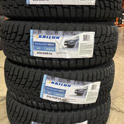 (4) - 205/65/16 Sailun Ice Blazer WSTX Snow Tires
