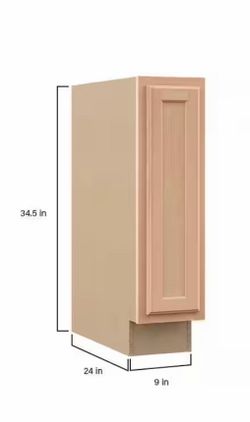 9’ Unfinished Base Cabinet