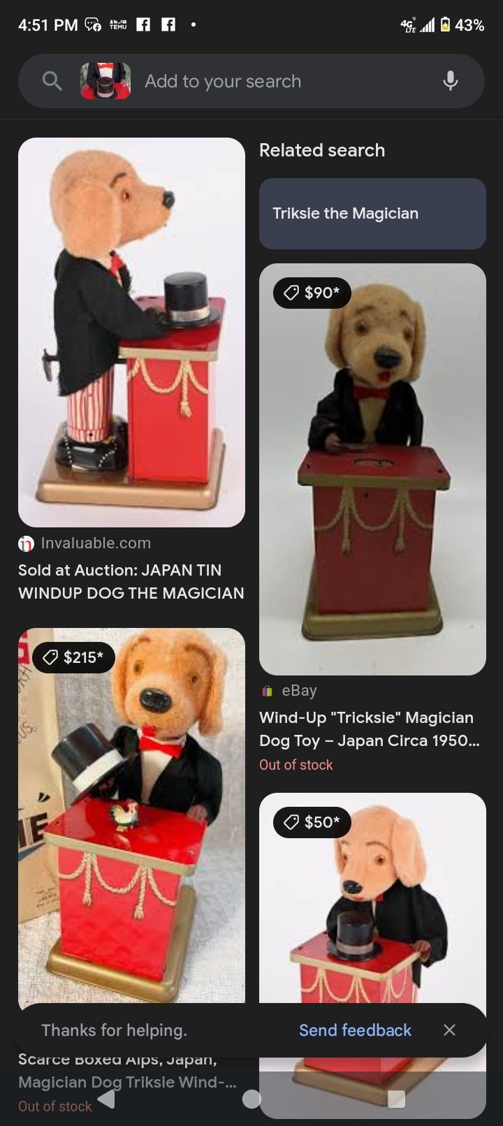 Magician Toy Dog