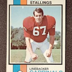 1973 Topps Larry Stallings Saint Louis Cardinals St. #352 Football Card Vintage Collectible Sports NFL