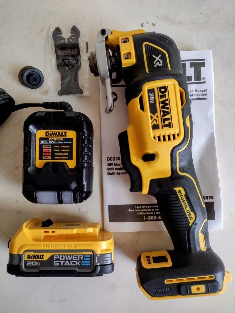 DeWalt XR 20V MAX 3 Speed Oscillating Multi Tool Kit. $140