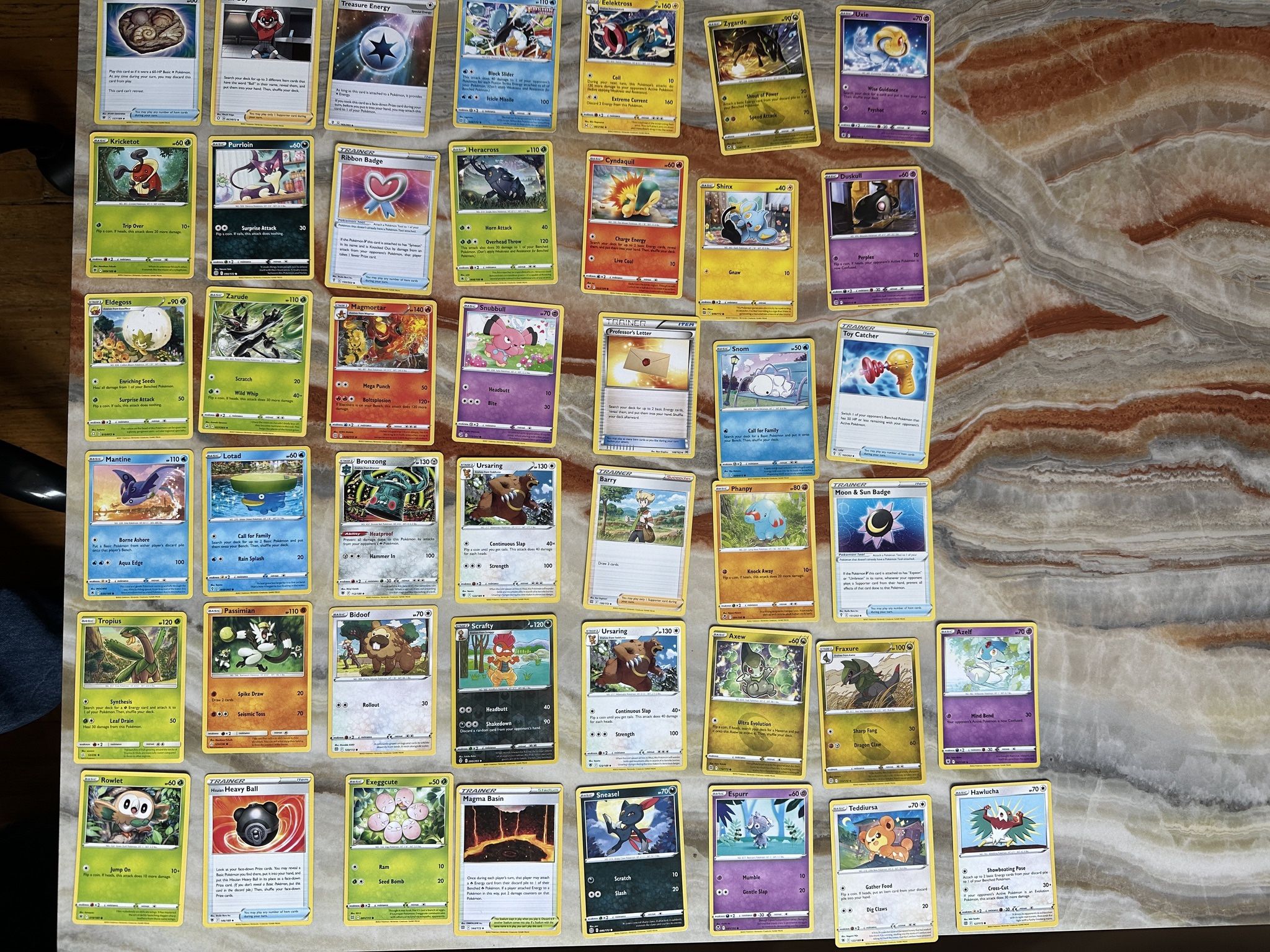 Lot Of 44 Pokémon Cards