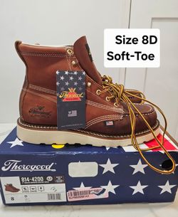 Thorogood Soft Toe Work Boots Size 8