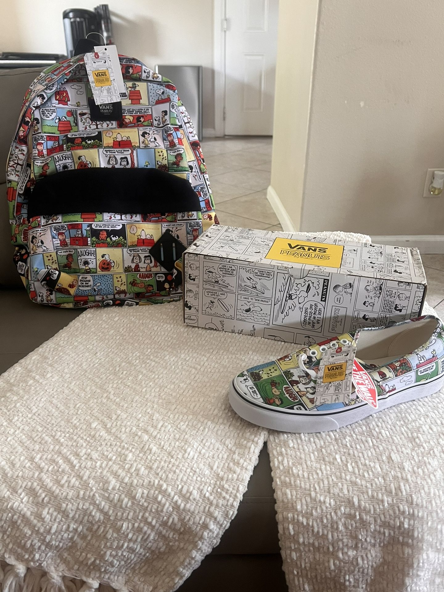 Vans Backpack and Shoes X  Peanuts✨(EXCLUSIVE)✨