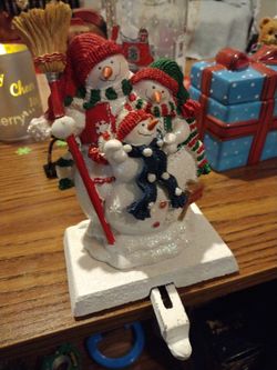 Snowman Stocking Holder