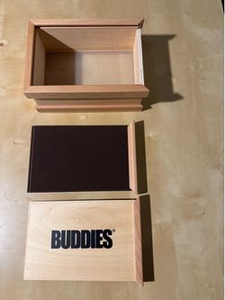 Buddies Wooden Pollen Sifter Storage Box Large