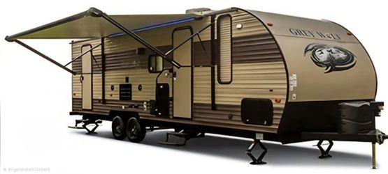 2017 Forest River Grey Wolf 23DBH Travel Trailer
