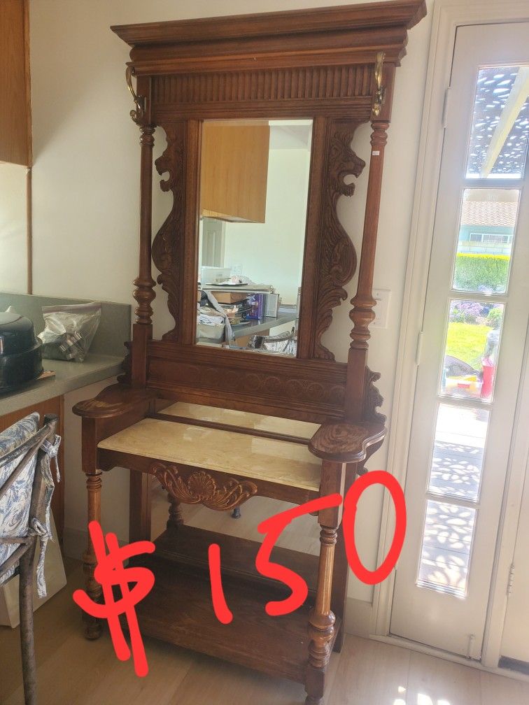 Hall Tree Console Table
