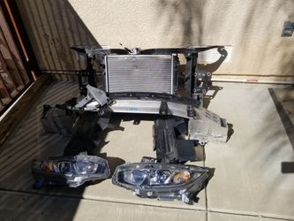 2016 honda civic headlights a.c. radiator support