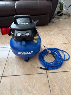 Kobalt 6-Gallon Single Stage Portable Pancake Air Compressor - 0210644B