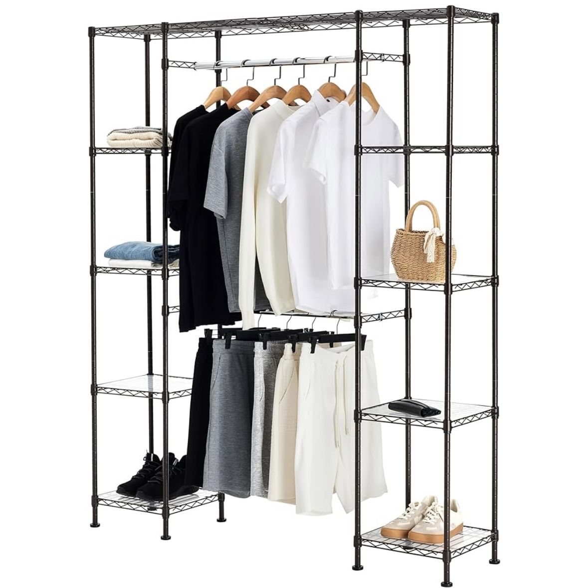 Closet Organizer Rack Shelves