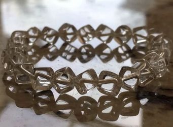 Crystal clear natural crystal bracelet