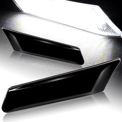 For 2005-2012 Porsche Boxster/Carrera Smoke Lens White LED Side Marker Lights -(4-LY106-2W