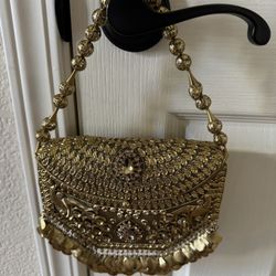 Gold Finish Purse