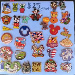 Disney Pins $25 Each Firm On Price 
