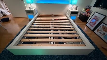 White Queen Bed Frame