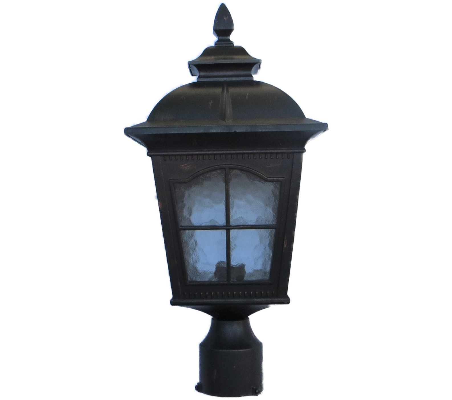 One Light Outdoor Post-Top Lantern GL186-3S