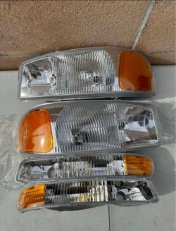 99-06 Sierra 00-06 Yukon Yukon XL Headlights Faros Calaveras Micas Luces Lamps