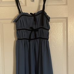 Brand New Slate Blue Dress Sizes Small & Medium Juniors $5.00 each