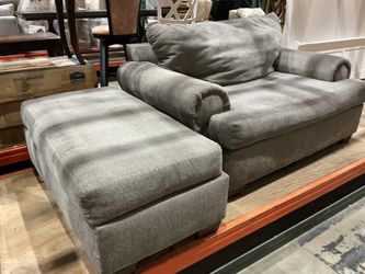 Chaise and Ottoman