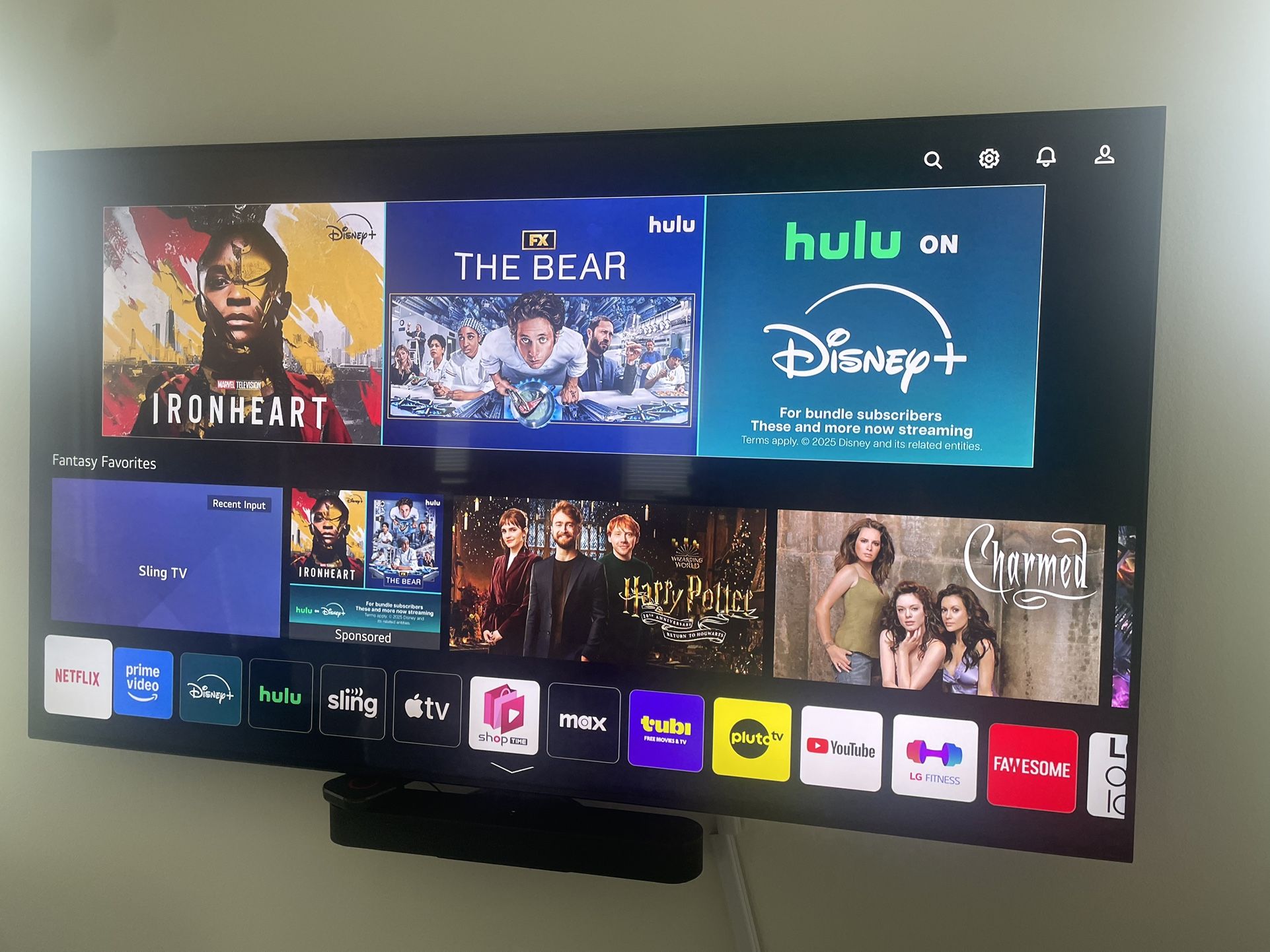 86” LG QNED 4K Mini-LED Smart TV.
