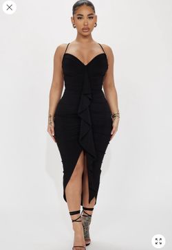 Black Midi Dress