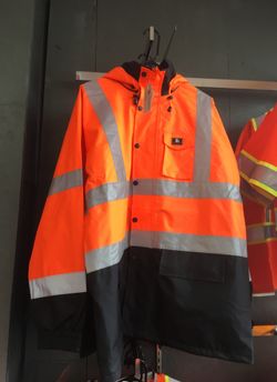 Lightweight waterproof high Visibility jacket