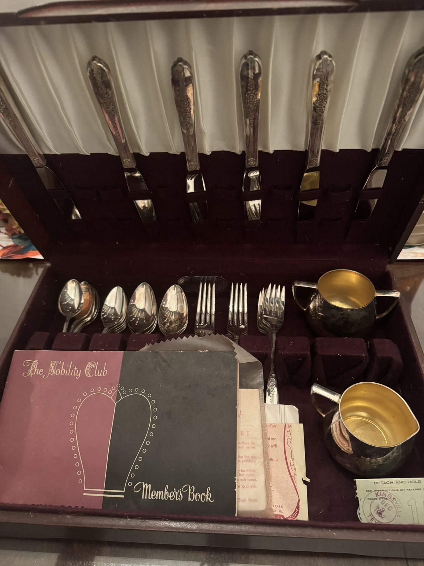 1952 Vintage Nobility Plate