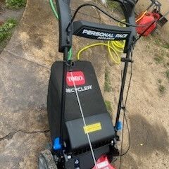 Recycler 22 in. Briggs & Stratton SmartStow Personal Pace High-Wheel Drive Gas Walk Behind Self Propelled Lawn Mower