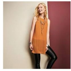 New Textured Chiffon Tunic