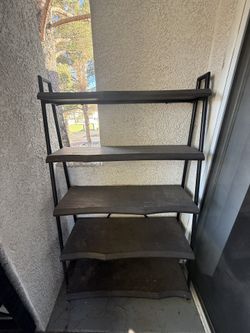 5 Tier Indoor/ Outdoor Book Or Utility Shelf