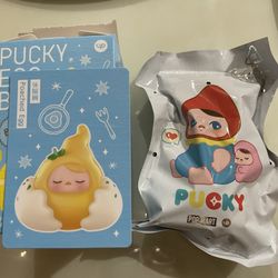 Pop Mart Pucky Egg Beanie - Poached Egg