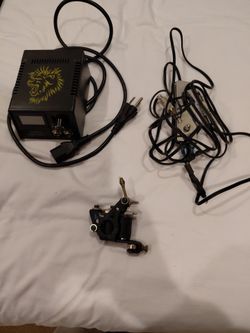 Tattoo Setup Bundle – Power Supply, Coil Machi
