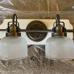 Bathroom Vanity Light Fixture- Industrial Farmhouse Style