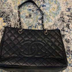 Chanel GST SILVER Tote