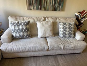 Couch set with an ottoman