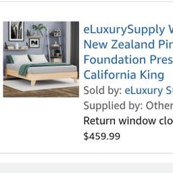 California King Platform Bedframe