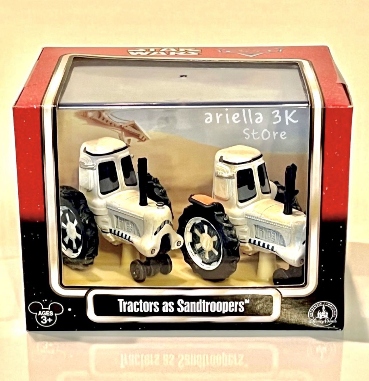 Disney Pixar Cars as Star Wars Tractors as Sandtroopers 2pk 2014 Exclusive to the Disney’s Hollywood Studios Star Wars Weekends  Limited Edition 