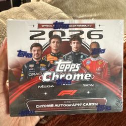 2026 Topps Chrome Formula 1 Mega Box