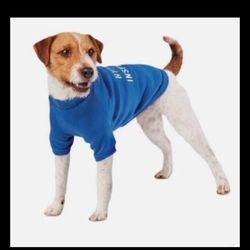 6 Dog Shirts Large Boots & Barkley “HYDRANT  INSPECTOR Blue Dog Sweatshirt Size Large Petto 80 pounds, neck 18”