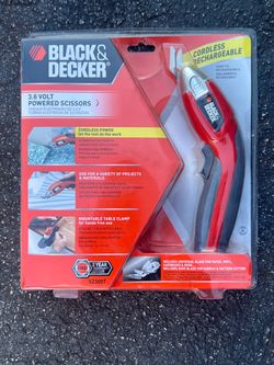 Black & Decker 3.6V Cordless Powered Scissors