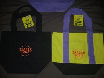 Trader Joe's Exclusive Trick-or-Treat Mini Canvas Tote Bags
