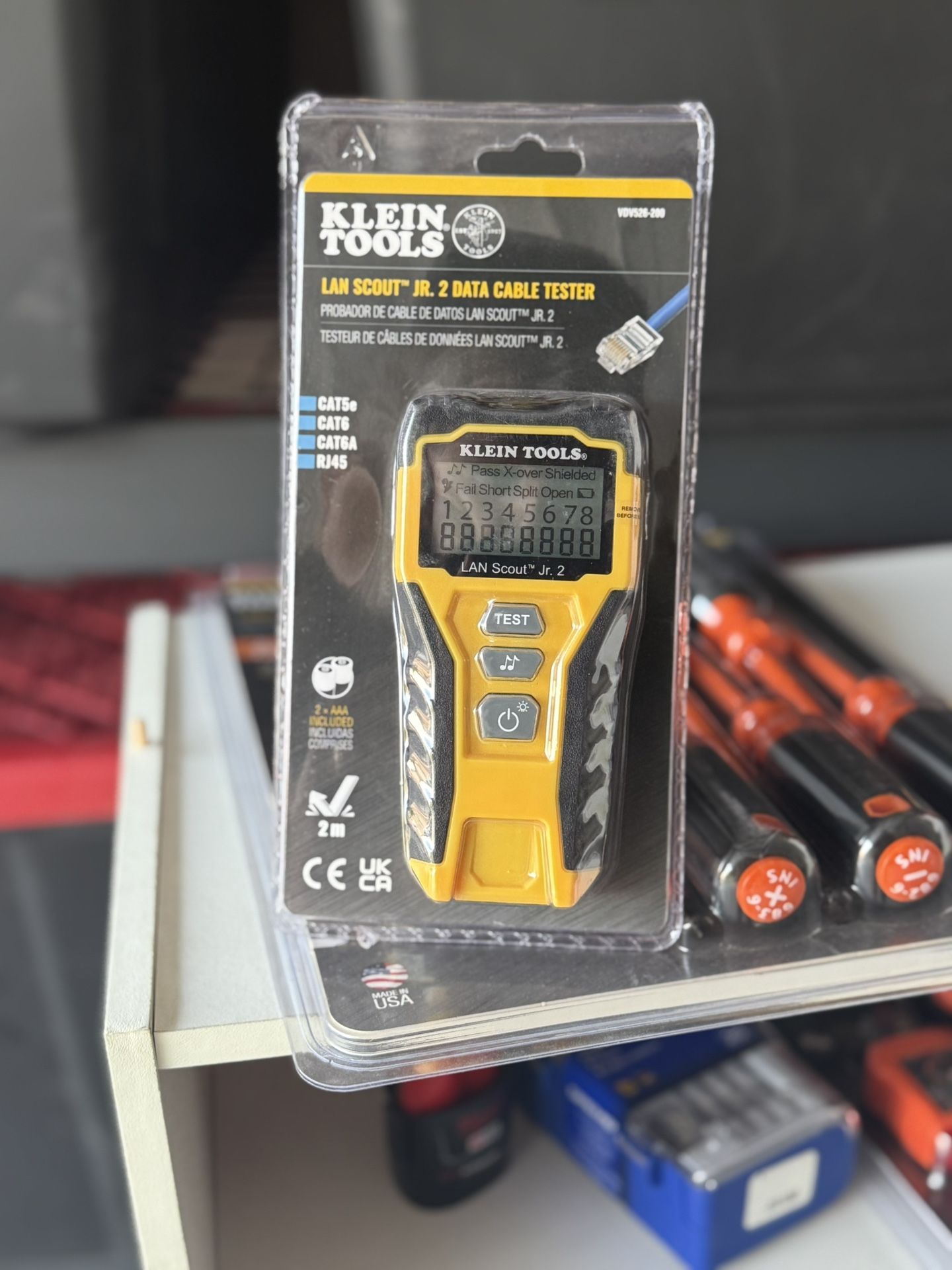 Klein Tools Klein tools LAN SCOUT™ JR. 2 DATA CABLE TESTER
