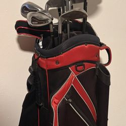 Golf Clubs + Bag