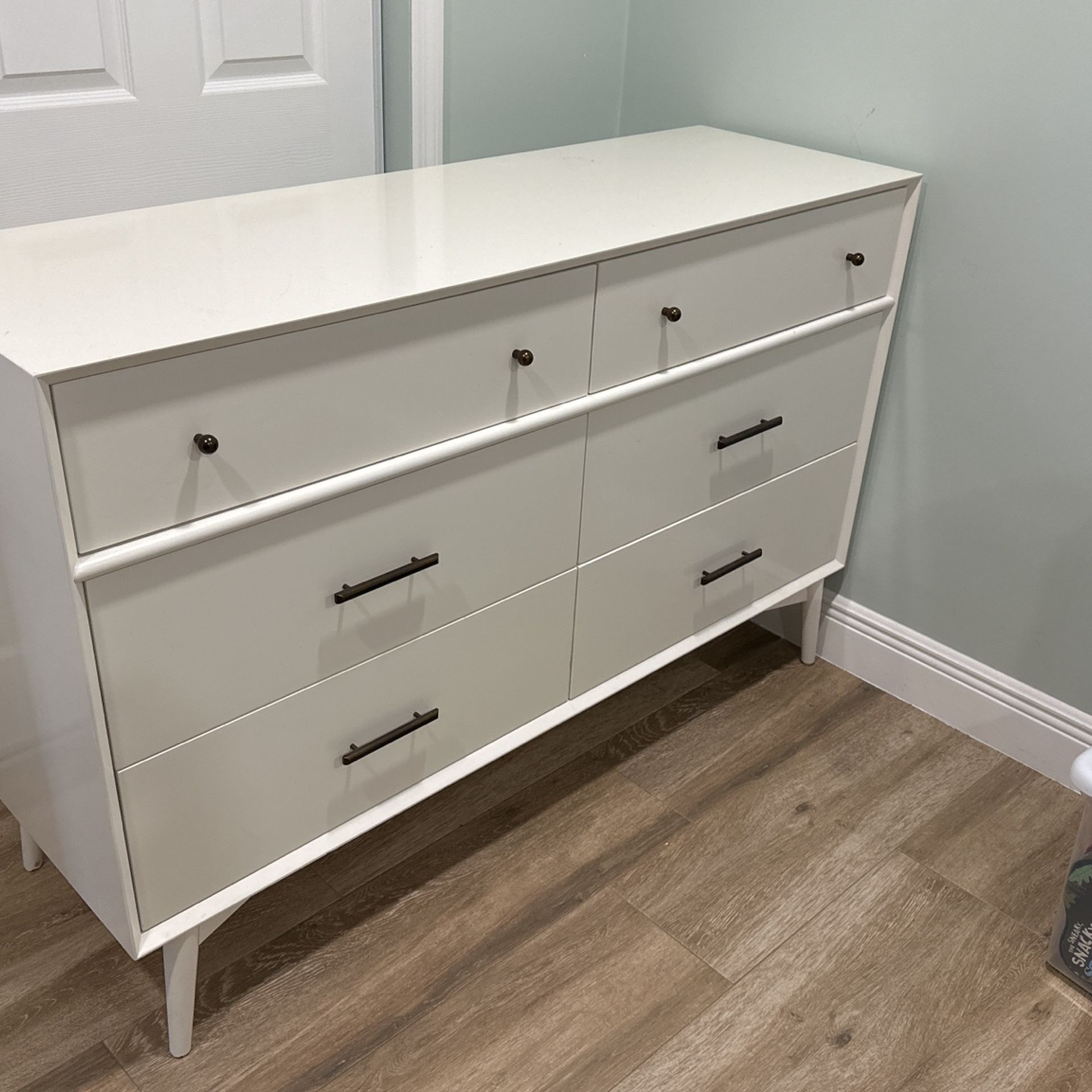 Modern Ivory Dresser In Perfect Condition 