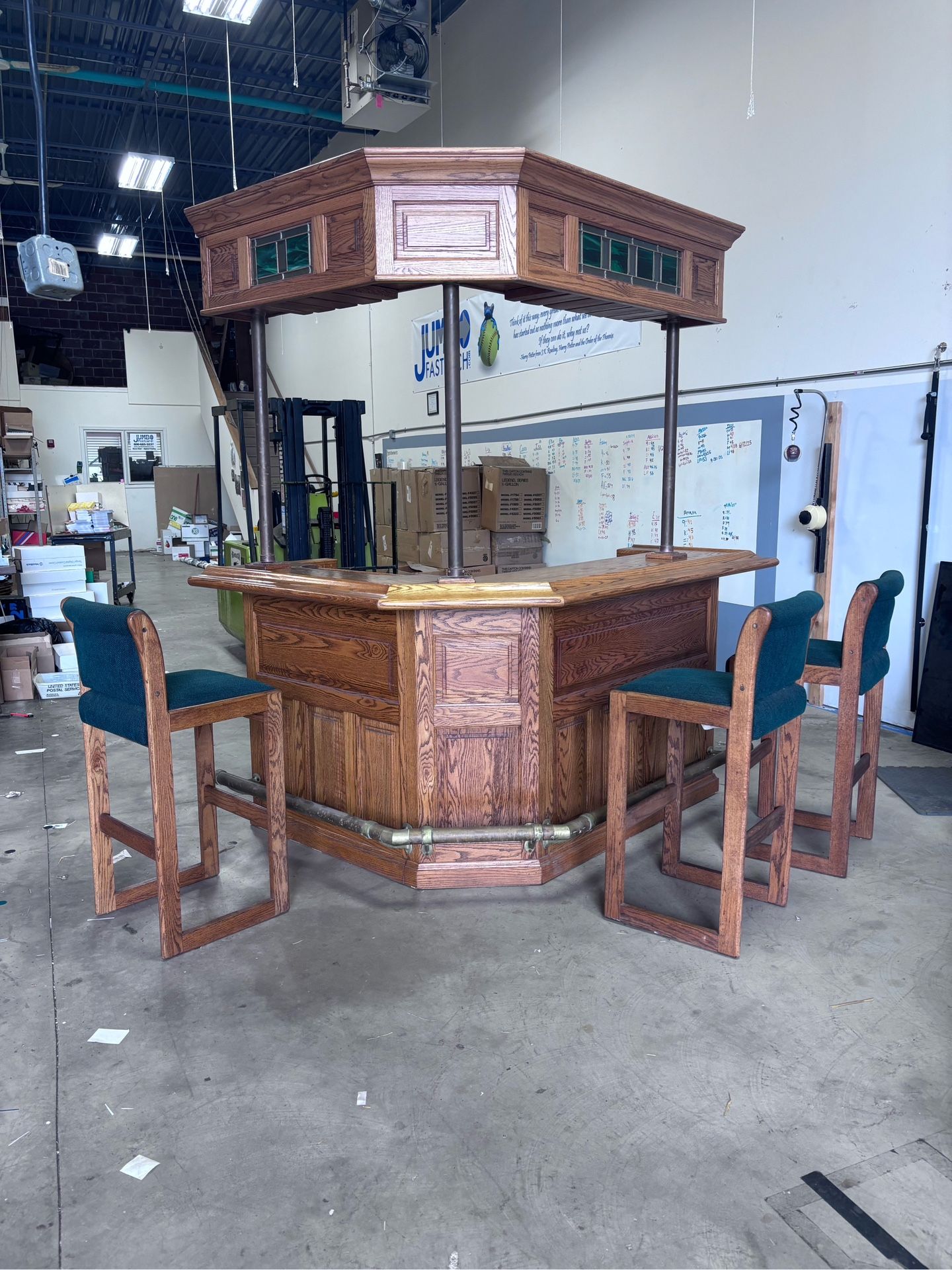 Home Bar With Stools