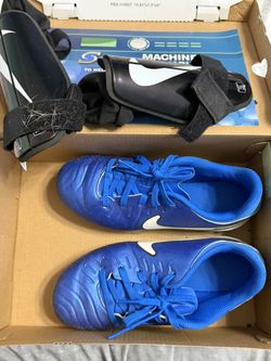 Soccer Shoes And Shinguards