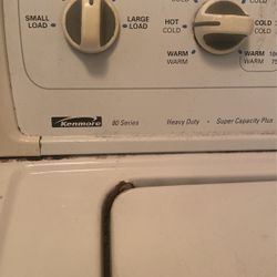 Kenmore 80 Series Washer N Dryer